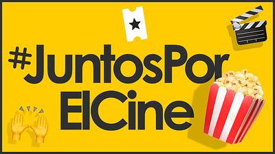 ¿Cine solo/a o acompañado/a? ¡Elige! · #JuntosPorElCine