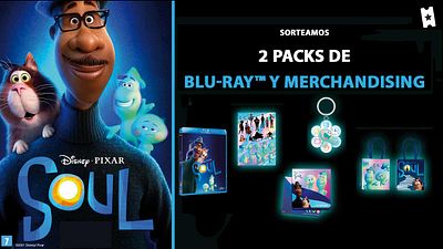 Sorteamos dos 'packs' de 'Soul', formados por Blu-ray™ y 'merchandising' de la película