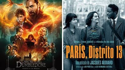 'Animales Fantásticos: Los Secretos de Dumbledore' y 'París, distrito 13' destacan entre los estrenos de cine del fin de semana