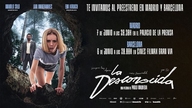 ¿Quieres ir al preestreno en Madrid y Barcelona de 'La desconocida', el nuevo thriller protagonizado por Manolo Solo?