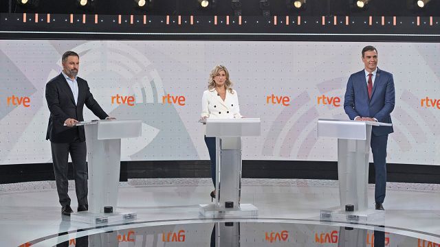 El 'Debate a 3' no consigue superar al 'Cara a cara' entre Sánchez y Feijóo, pero fue líder indiscutible de la noche noticias imagen