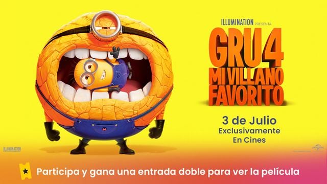 Vuelve una de las mejores sagas de animación: sorteamos 5 entradas dobles para ver en cines 'Gru 4 Mi Villano favorito'