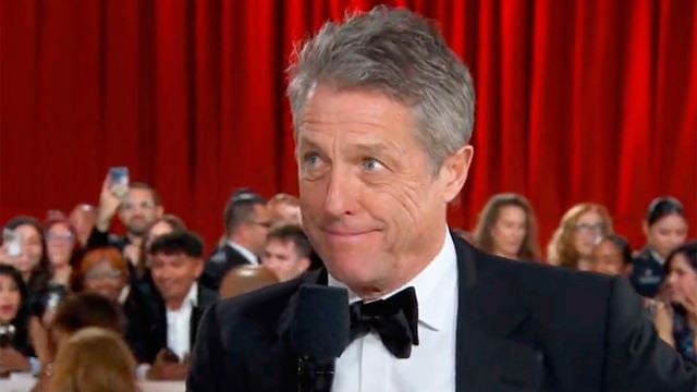 "Si no tienes ganas de estar ahí, vete a tu casa": Hugh Grant fue un antipático en los Oscar, pero las redes no perdonan