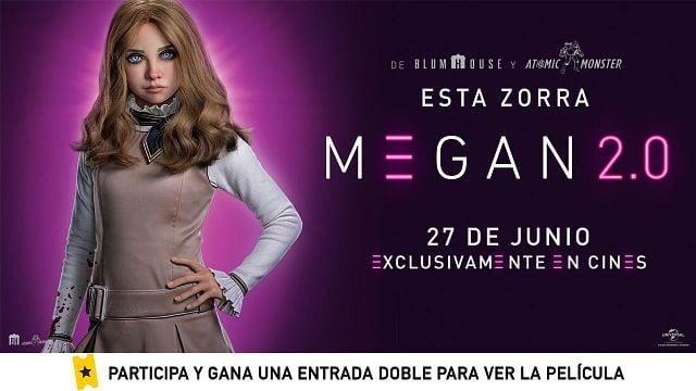Vuelve la muñeca asesina que conquistó al público hace 2 años: Sorteamos 5 entradas dobles para ver 'M3GAN 2.0' en cines noticias imagen