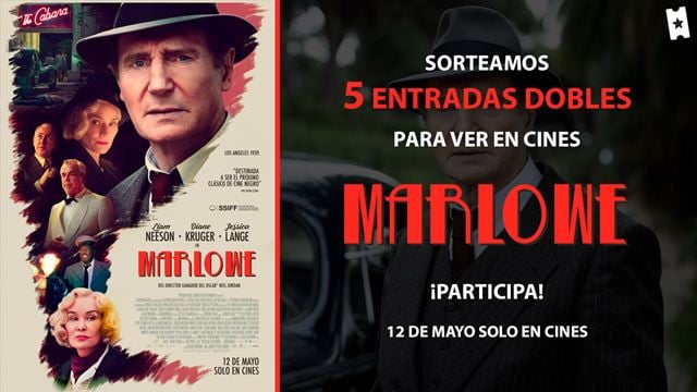 Llega la película número 100 de Liam Neeson a los cines: sorteamos 5 entradas dobles para disfrutar de 'Marlowe' en la gran pantalla