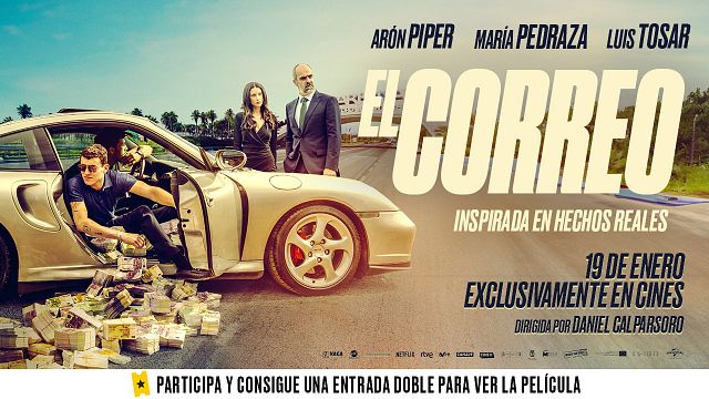 Sorteamos 5 entradas dobles para ver en cines 'El Correo', la película de alto voltaje protagonizada por Arón Piper y José Manuel Poga noticias imagen