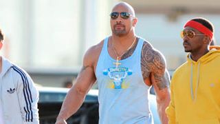 'Pain and Gain': Mark Wahlberg y Dwayne Johnson lucen músculos en el rodaje noticias imagen