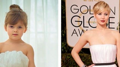 La niña de cuatro años que hace vestidos de papel imitando a Jennifer Lawrence y Lupita Nyong'o noticias imagen