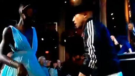 Pharrell Williams hace bailar en los Oscar 2014 a Lupita Nyong'o, Meryl Streep y Amy Adams