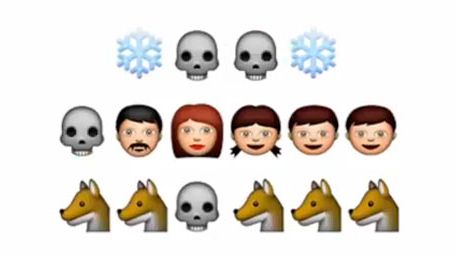 ¡La historia de 'Juego de Tronos' contada con emoticonos emoji! noticias imagen