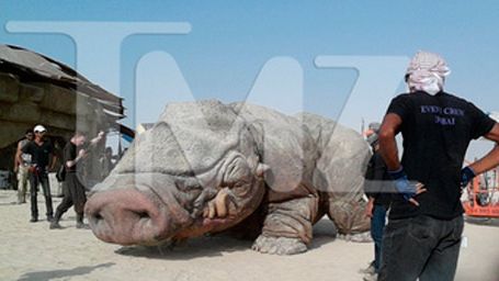 'Star Wars VII': Un cerdo gigante y más Tatooine en las últimas fotos de rodaje noticias imagen