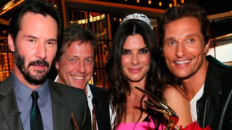 Sandra Bullock se reencuentra con Keanu Reeves, Hugh Grant y Matthew McConaughey