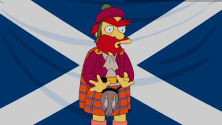 Willie, el jardinero de 'Los Simpson', opina sobre la independencia de Escocia noticias imagen