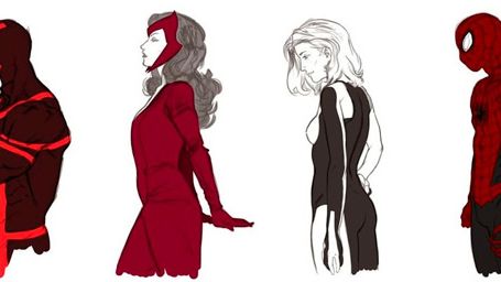 Retratos minimalistas de los superhéroes más famosos de Marvel noticias imagen