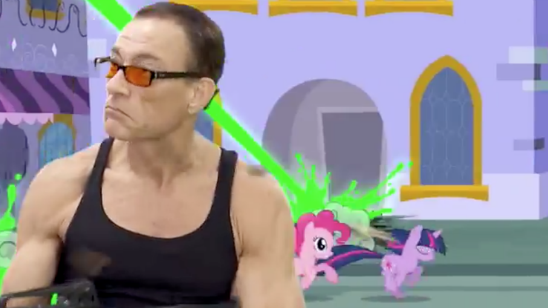 Jean-Claude Van Damme conoce a ‘My Little Pony’ noticias imagen