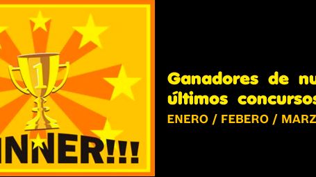 Ganadores del trimestre (ENERO, FEBRERO Y MARZO) noticias imagen