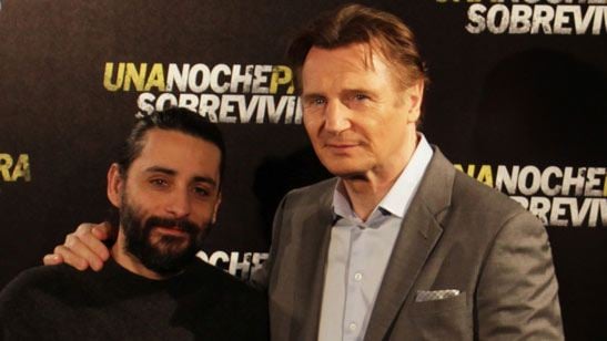 'Una noche para sobrevivir': Imágenes de la presentación con Liam Neeson y Jaume Collet-Serra