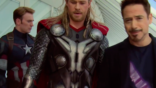 'Vengadores: La era de Ultrón': Los superhéroes de Marvel bromean en las escenas tras las cámaras noticias imagen