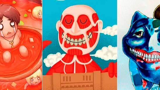'Ataque a los titanes': Varios artistas reinterpretan a los personajes del anime noticias imagen