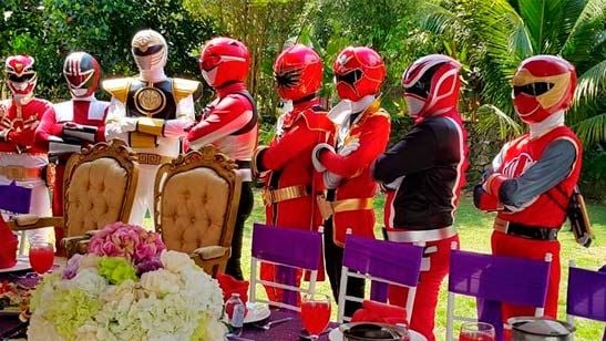 Los Power Rangers se convierten en los guardianes de esta boda