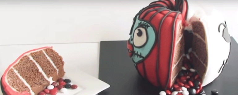 Deja que el espíritu de Halloween y 'Pesadilla antes de Navidad' se apodere de ti con esta tarta noticias imagen