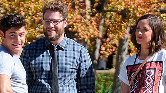 Nuevas fotos del rodaje de 'Malditos vecinos 2' con Seth Rogen, Rose Byrne, Zac Efron y Chloë Grace Moretz