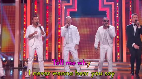 Neil Patrick Harris canta junto a los Backstreet Boys noticias imagen