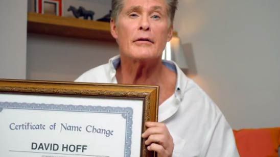 David Hasselhoff dice haberse cambiado el nombre de forma oficial... ¿Hay truco? noticias imagen