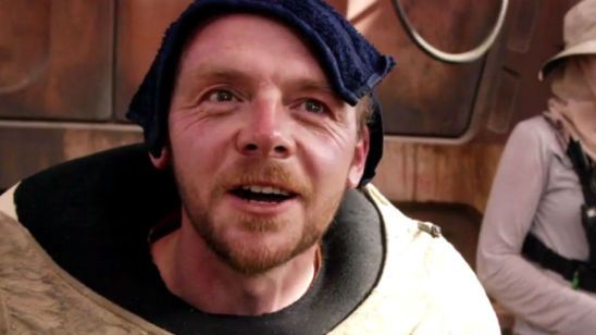'Star Wars: El despertar de la Fuerza': ¿Revelado el aspecto del personaje de Simon Pegg?  noticias imagen