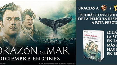 ¡Llévate el libro que inspiró 'EN EL CORAZÓN DEL MAR'!
 noticias imagen