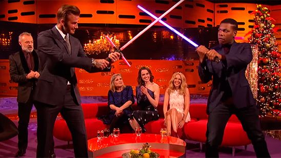 ‘Star Wars’: David Beckham y John Boyega se enfrentan en una batalla de sables láser noticias imagen