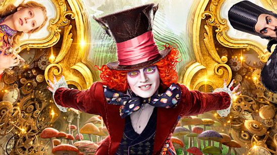 'Alicia a través del espejo': Nuevo, reluciente y abarrotado póster con los personajes principales noticias imagen