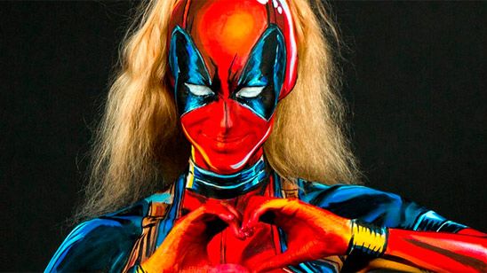 'Deadpool': Esta maquilladora se transforma en el mutante solo con 'body painting' noticias imagen