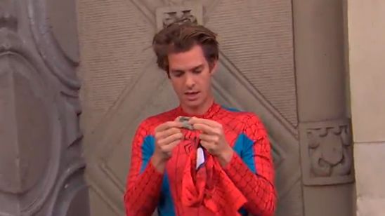 Andrew Garfield vuelve a vestirse de Spider-Man en el programa de Jimmy Kimmel noticias imagen