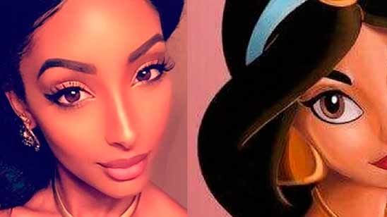 Esta chica se disfraza de Jasmine de 'Aladdín' y el parecido es increíble noticias imagen