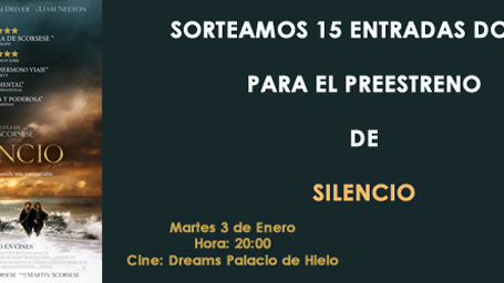 ¡SORTEAMOS 15 ENTRADAS DOBLES PARA EL PREESTRENO DE ‘SILENCIO’ EN MADRID! noticias imagen