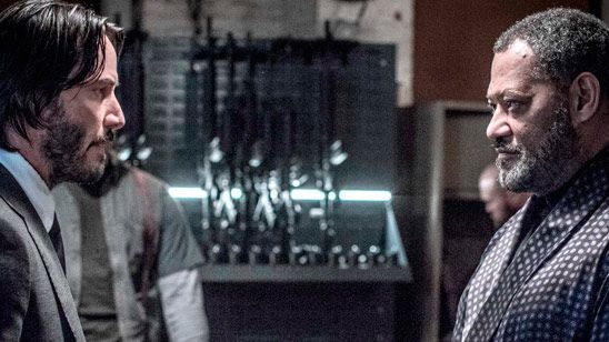 'John Wick: Pacto de sangre': Keanu Reeves y Laurence Fishburne, reunidos en esta imagen del filme noticias imagen