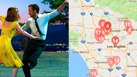 'La ciudad de las estrellas. La La Land': El mapa con todas las localizaciones de la película noticias imagen