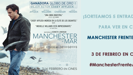¡CONSIGUE UNA ENTRADA DOBLE PARA VER EN CINES ‘MANCHESTER FRENTE AL MAR’!
 noticias imagen