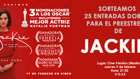 ¡Sorteamos 25 entradas dobles para el preestreno de 'Jackie'! noticias imagen