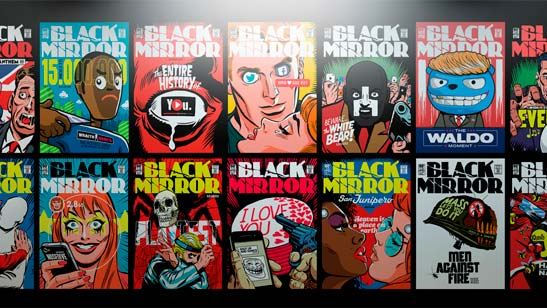 'Black Mirror': Un artista crea portadas de cómics para los episodios de la serie