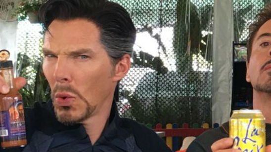 'Vengadores: Infinity War': Doctor Strange, Iron Man, Hulk y Wong se van a comer juntos en esta imagen del rodaje noticias imagen