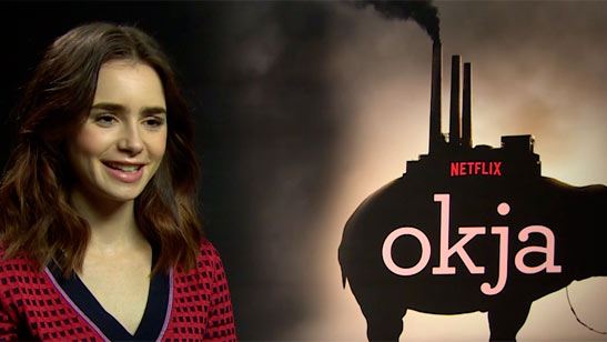 Lily Collins de 'Okja': "Esta película te toca realmente el corazón y te hace llorar en momentos que no esperas"