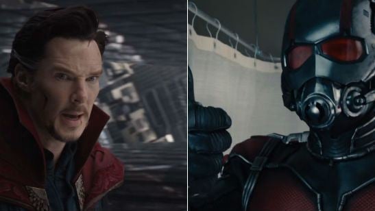 'Vengadores: Infinity War': Paul Rudd y Benedict Cumberbatch ruedan juntos una escena de la película 