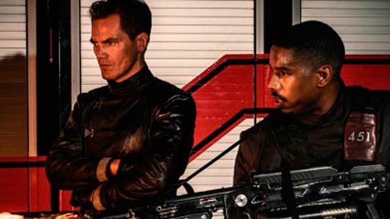 'Fahrenheit 451': Michael B. Jordan y Michael Shannon son los bomberos "quema libros" en la primera imagen noticias imagen