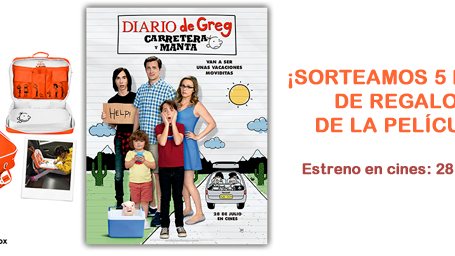 ¡SORTEAMOS 5 PACKS DE REGALOS DE ‘DIARIO DE GREG: CARRETERA Y MANTA'!
 noticias imagen
