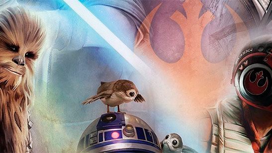 'Star Wars: Los últimos Jedi': Los porgs acompañan a Chewbacca y R2-D2 en el nuevo material gráfico de la película