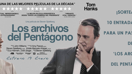 ¡SORTEAMOS 10 ENTRADAS DOBLES PARA UN PASE ESPECIAL DE ‘LOS ARCHIVOS DEL PENTÁGONO'! noticias imagen