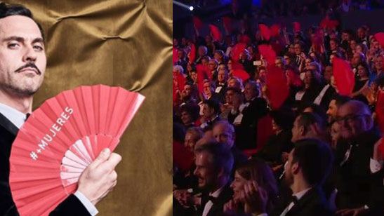 Goya 2018: ¿Por qué los invitados acudieron con abanicos rojos a la ceremonia?