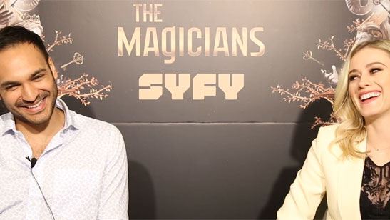 Arjun Gupta y Olivia Taylor Dudley de 'The Magicians': "Lo más emocionante de esta temporada 3 es que no hay solo un gran villano"